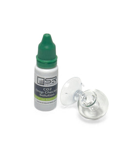 SR Aquaristik CO2 3cm Drop Checker with 4 DKH Solution