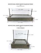 Load image into Gallery viewer, Architectural Cement Aquarium Stands
