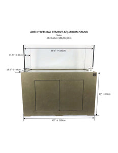 Architectural Cement Aquarium Stands - LOCAL PICKUP ONLY