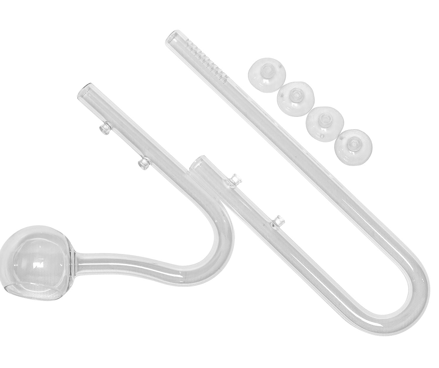 SR Aquaristik Glass Poppy Pipes Intake & Return 17mm