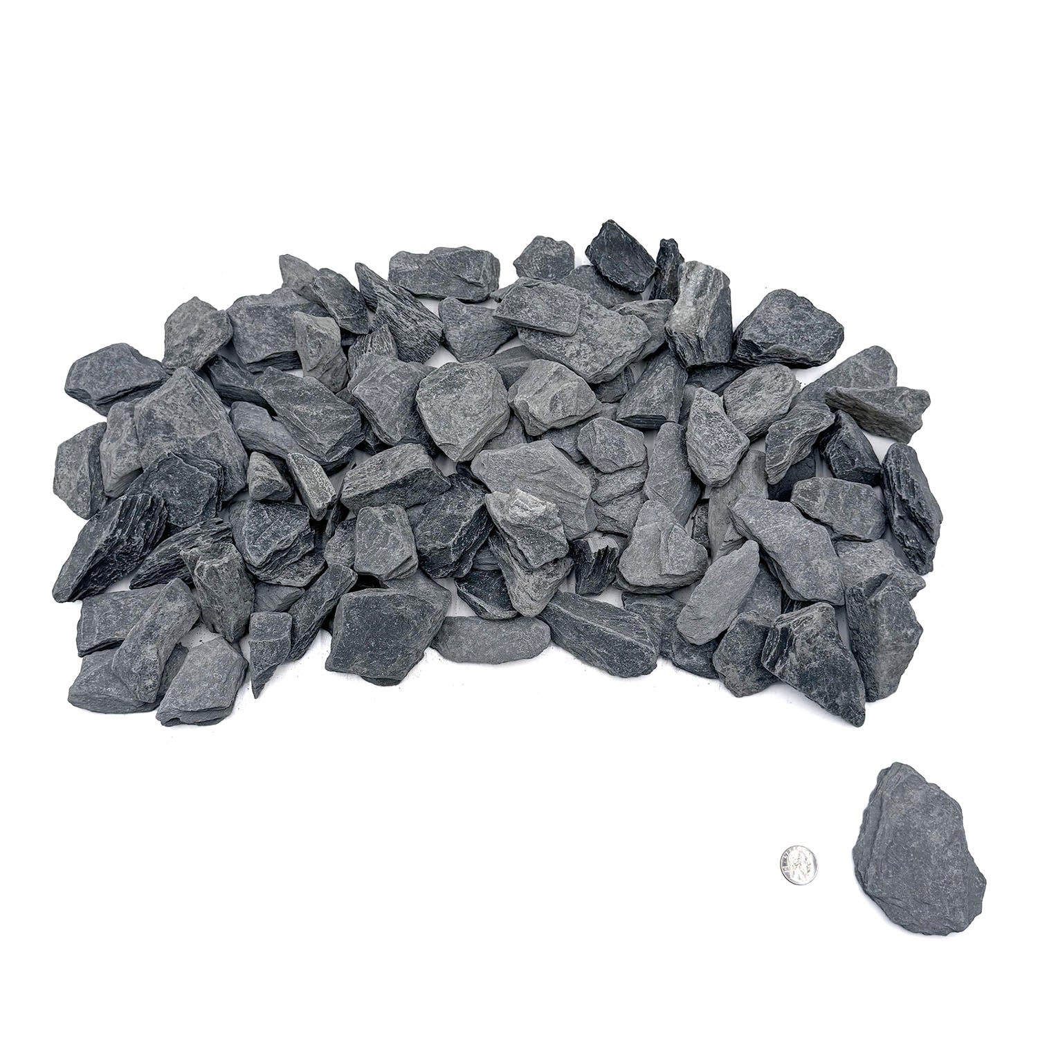 SR Aquaristik Midnight Slate 2-4" 5-10cm 22 lb Box