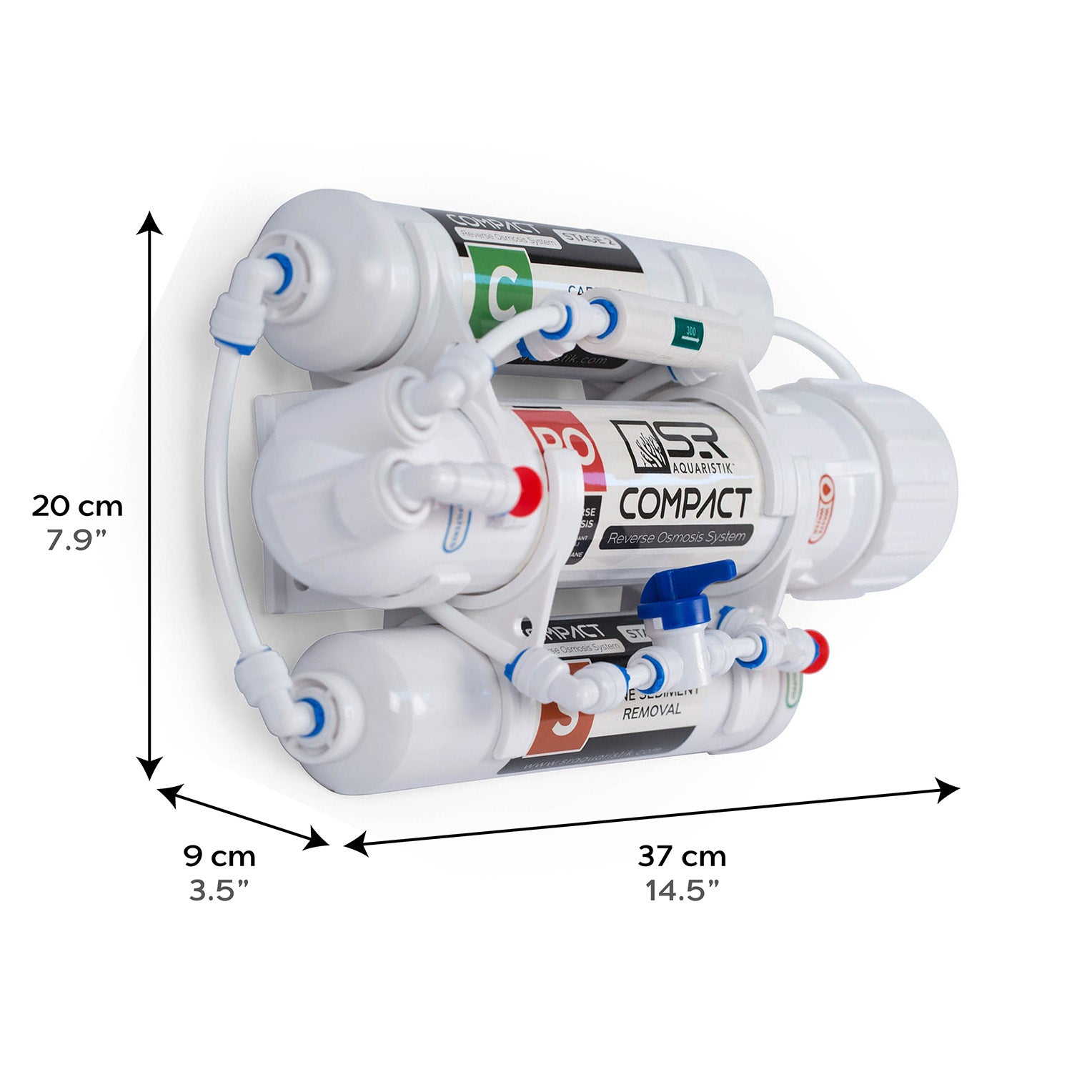 Compact 3 Stage Reverse Osmosis System