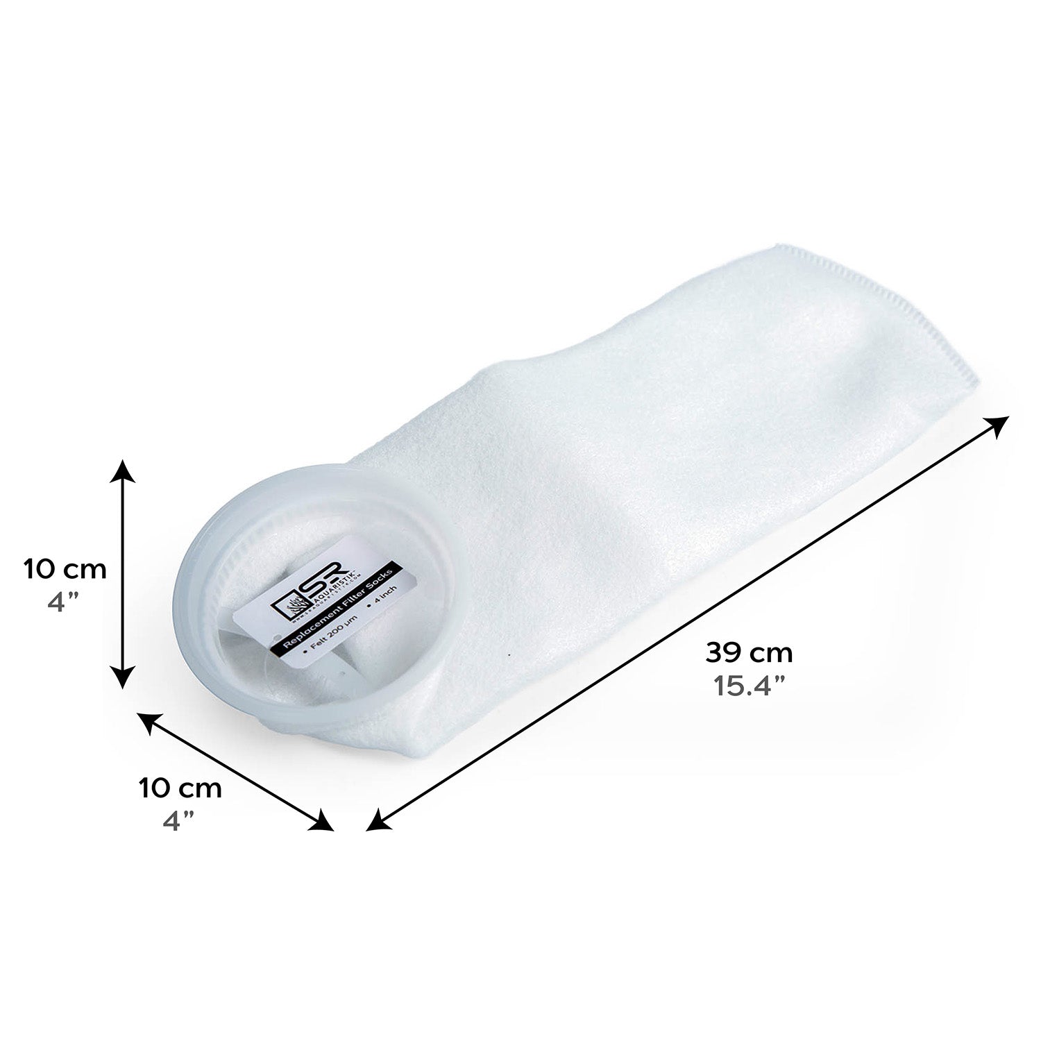 4" Felt Filter Socks (200 micron)