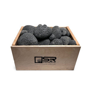Round Gray Lava Rock