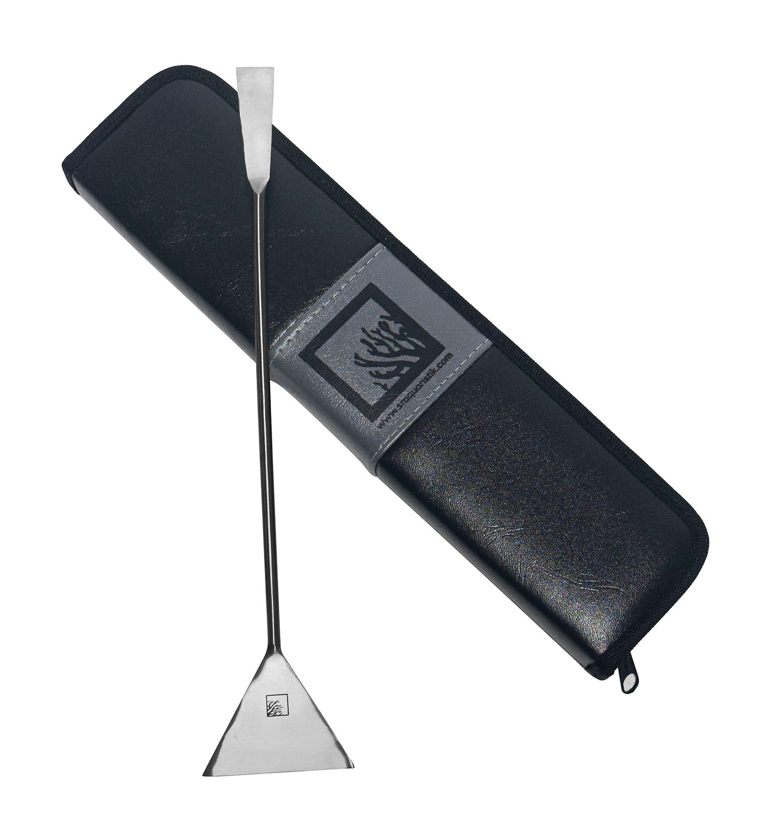 Stainless Steel 12" Sand Flattener with Deluxe Case