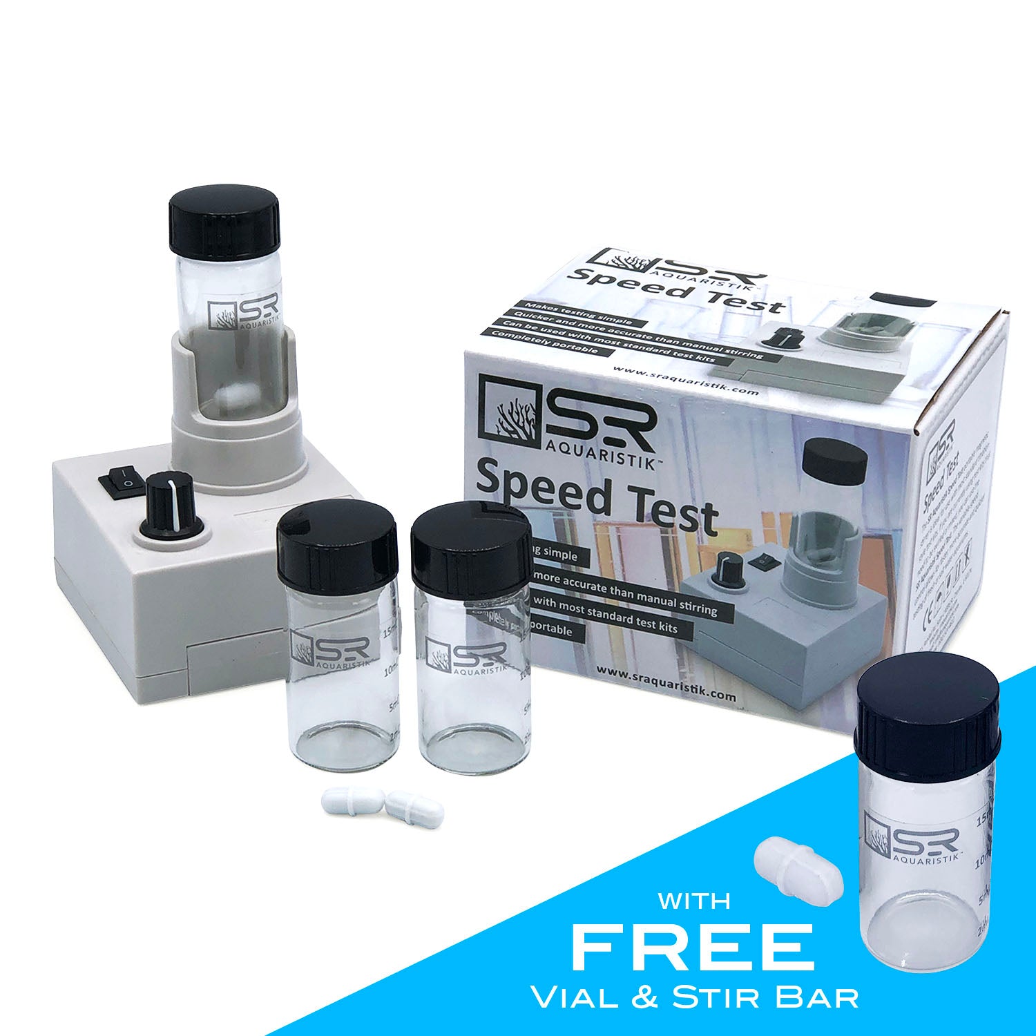 Speed Test Mixer and Accessory Kit - 2 Pack Plus 1 Free