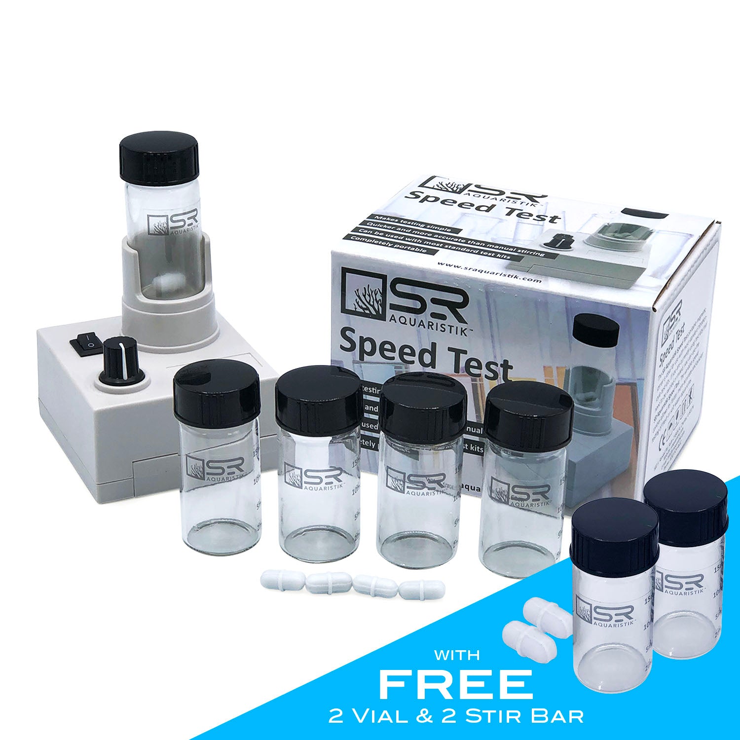 Speed Test Mixer and Accessory Kit - 4 Pack Plus 2 Free