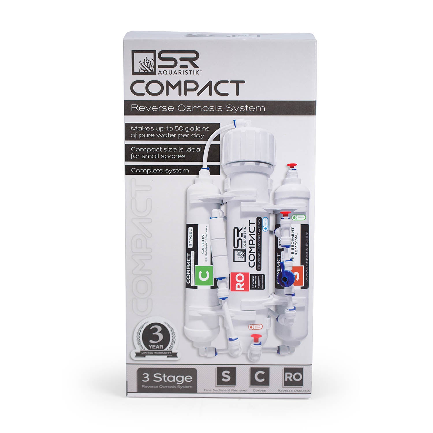 SR Aquaristik Compact 3 Stage RO System