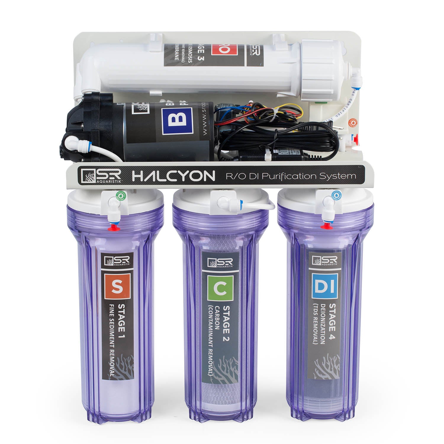 HALCYON - 4 Stage Reverse Osmosis Deionization Purification System