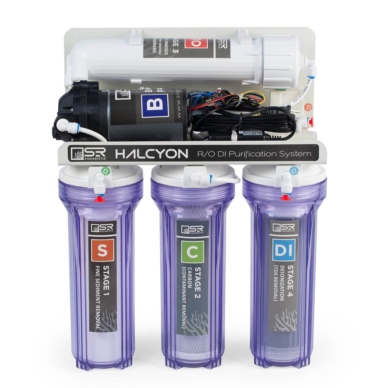 HALCYON - 4 Stage Reverse Osmosis Deionization Purification System