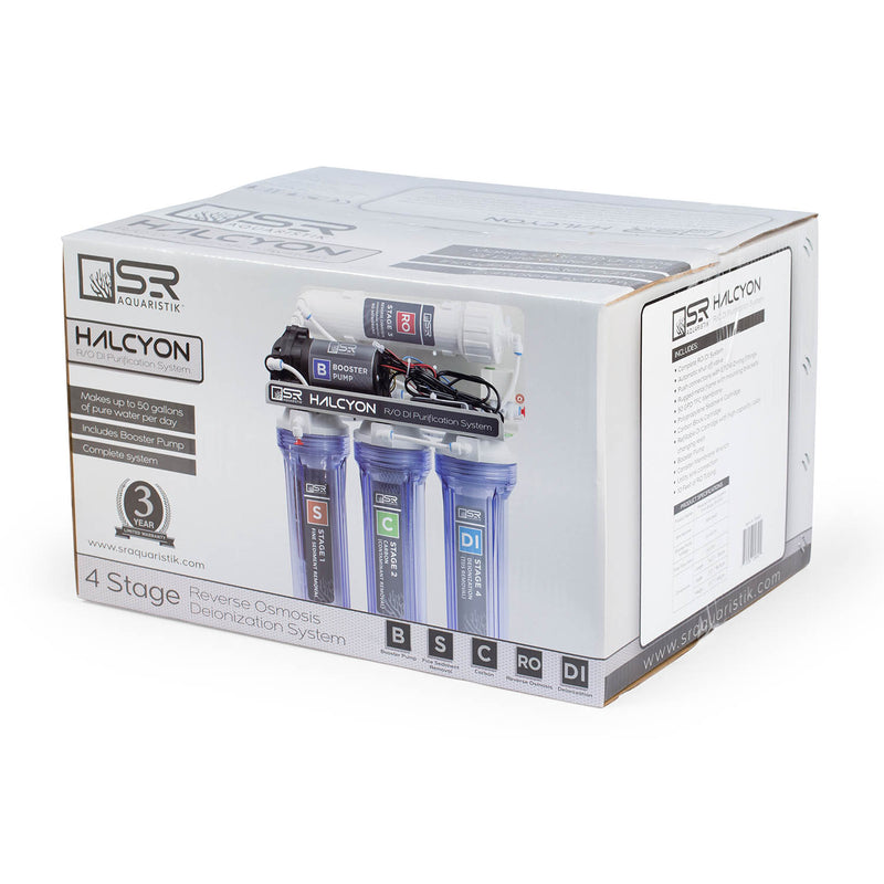 HALCYON - 4 Stage Reverse Osmosis Deionization Purification System