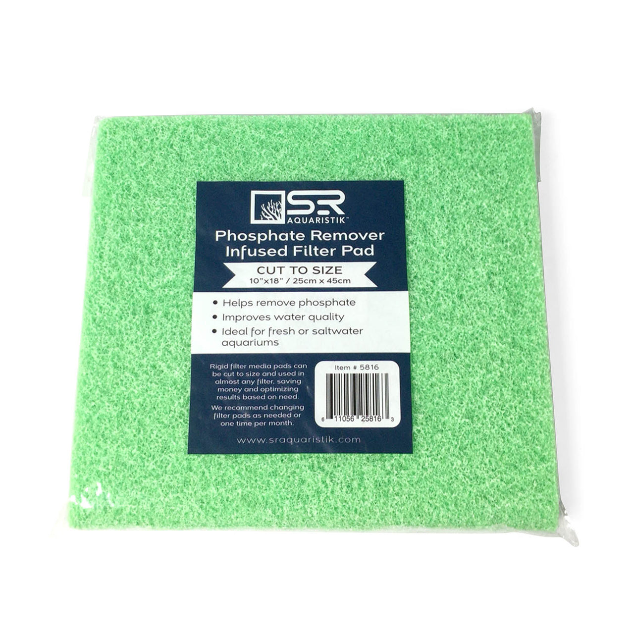 Phosphate Remover Infused Filter Pad