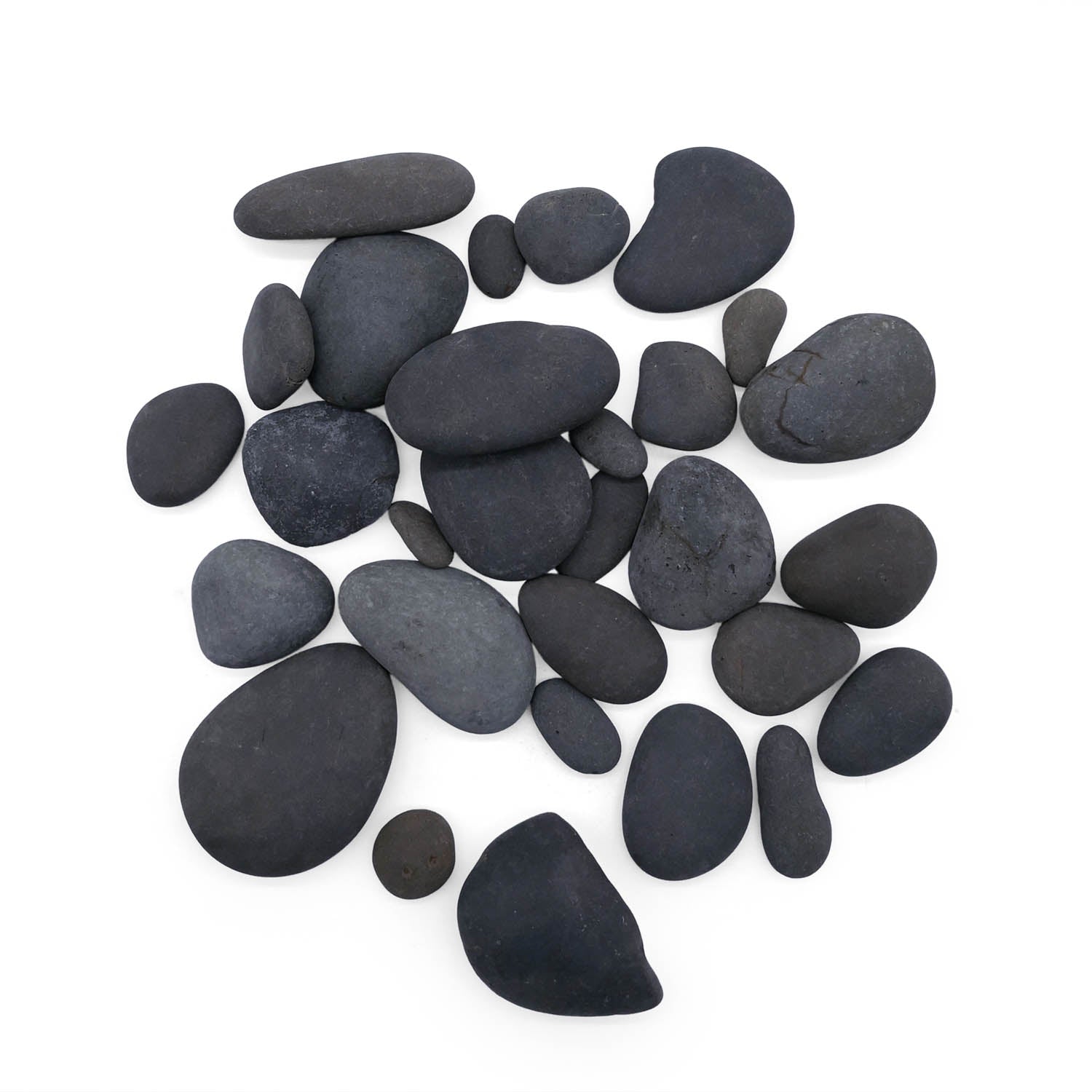 Black Beach Pebbles Aquarium Rocks & Wood SR Aquaristik