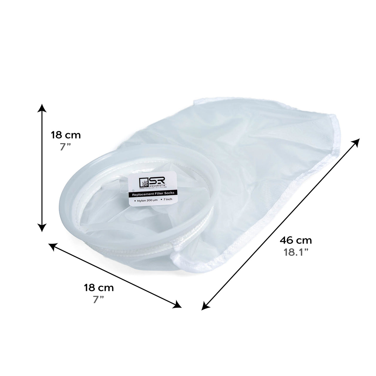 7" Nylon Filter Socks (200 micron)