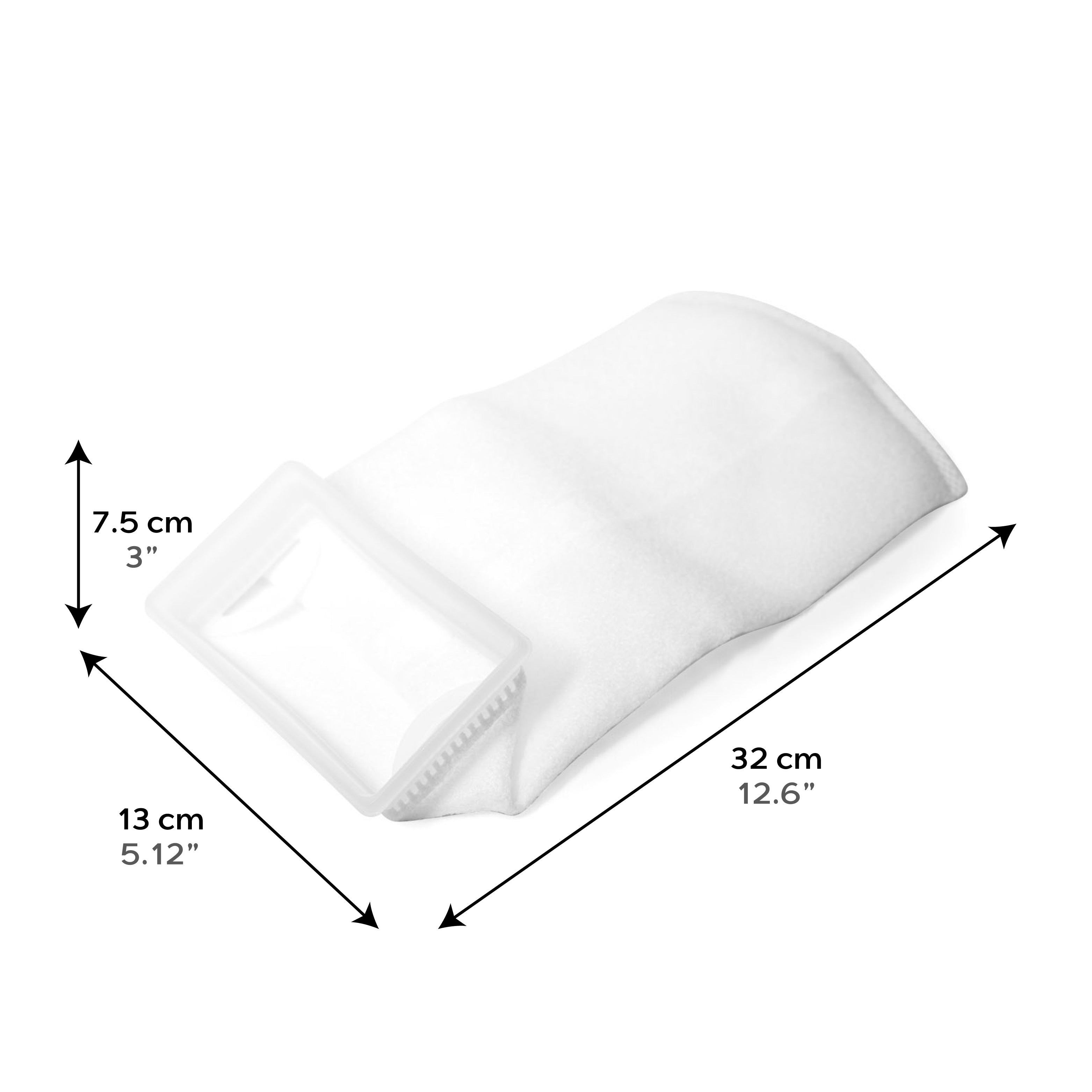 Sump Replacement Filter Sock - 2 5/8" x 4 5/8" (Felt) - 200 micron