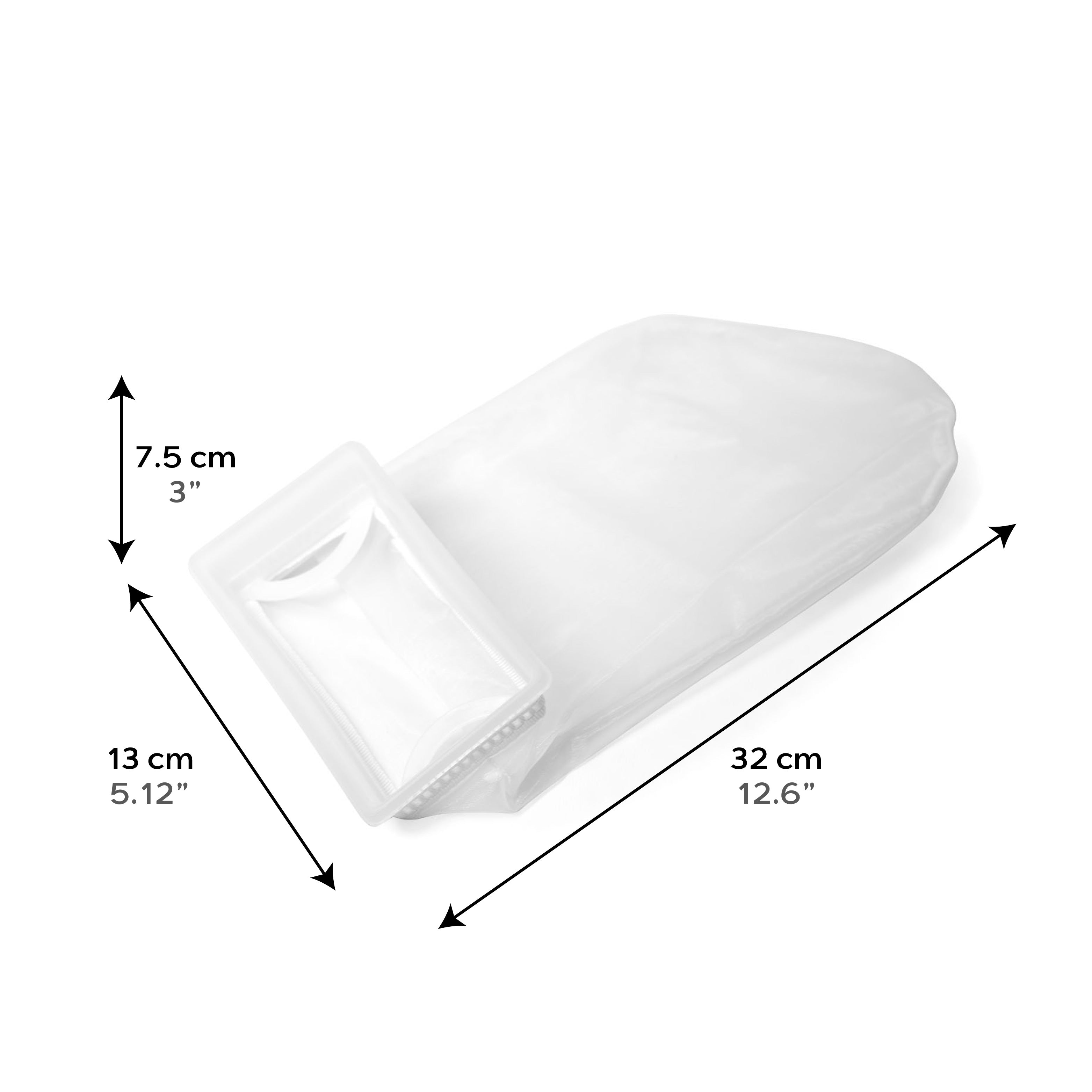 Sump Replacement Filter Sock - 2 5/8" x 4 5/8" (Nylon) - 200 micron