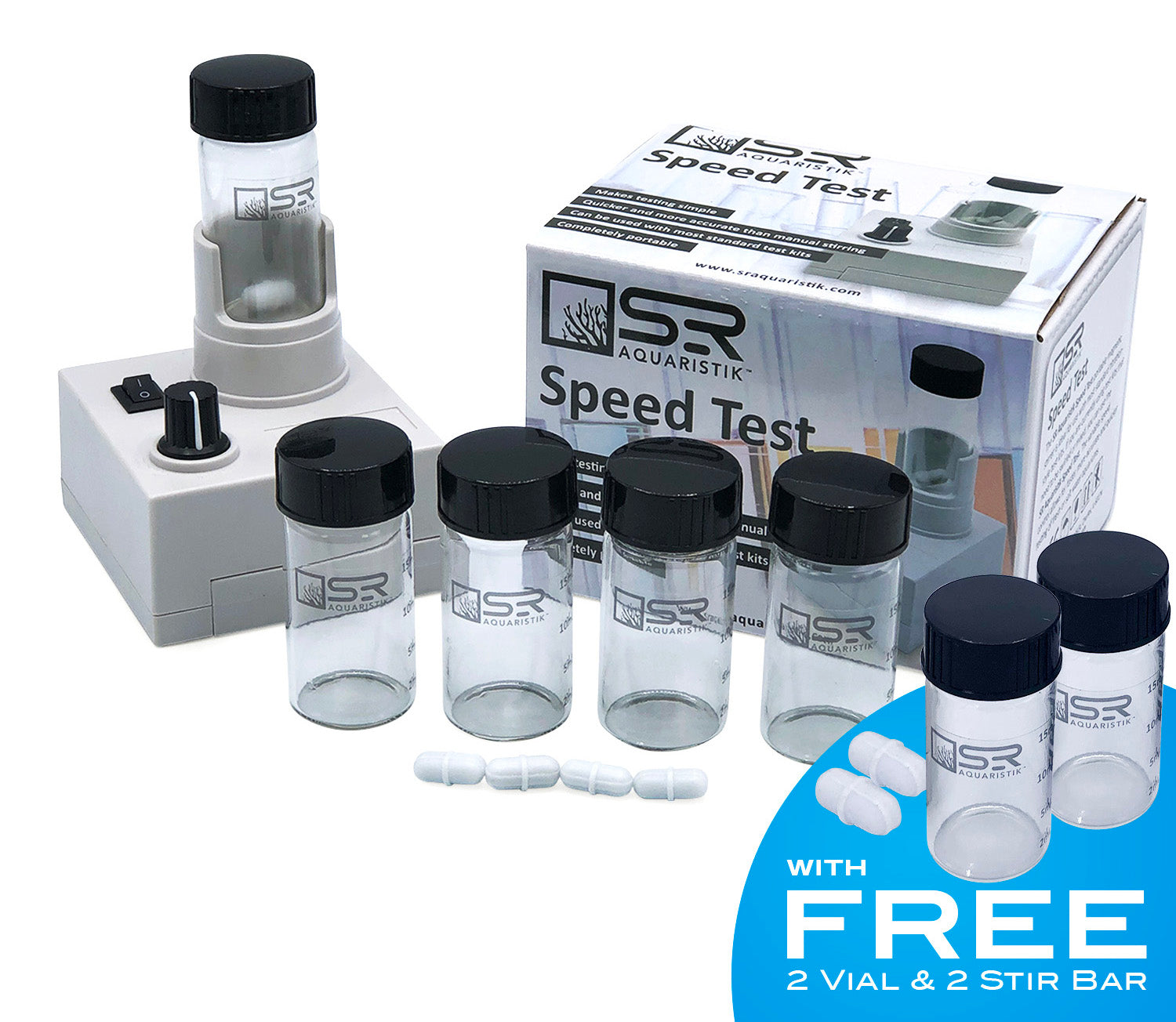 Speed Test Mixer and Accessory Kit - 4 Pack Plus 2 Free