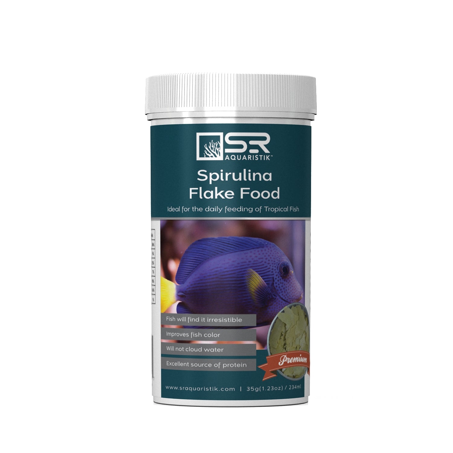 Premium Spirulina Flake Food
